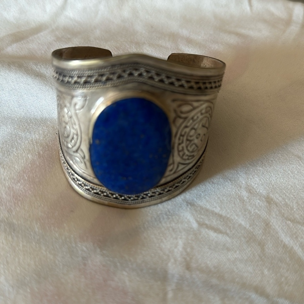 Lapis beautiful silver bracelet